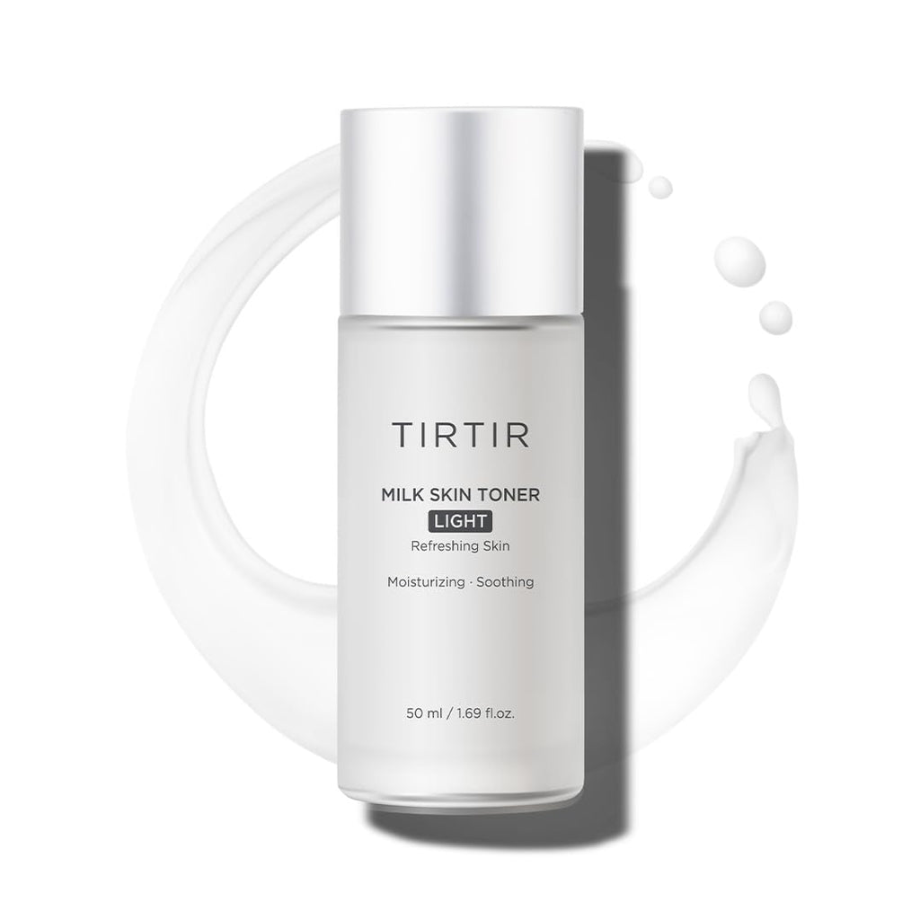 TIRTIR Milk Skin Rice Toner | Deep Moisturizing, Hydrating Toner for face, Niacinamide, Ceramide, Rice Bran Extract, Nature-Oriented Ingredients for Korean Skin Care, Vegan, 1.69 Fl Oz