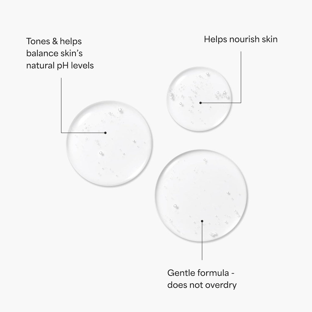 TULA Skin Care Clarifying Tonic Alcohol-Free Daily Toner - Face Toner to Gently Exfoliate and Tighten Pores, Contains Witch Hazel and Niacinamide, 5.07 Fl Oz.