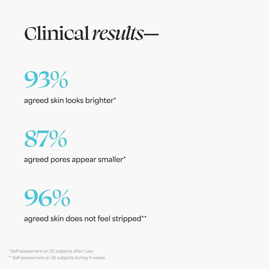 TULA Skin Care Clarifying Tonic Alcohol-Free Daily Toner - Face Toner to Gently Exfoliate and Tighten Pores, Contains Witch Hazel and Niacinamide, 5.07 Fl Oz.